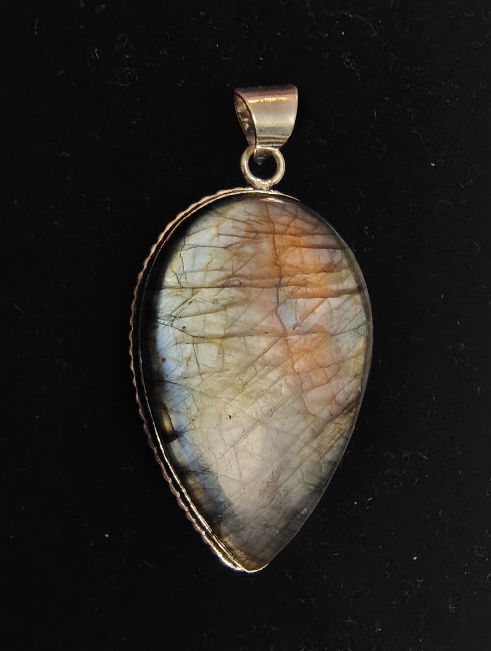 Labradorite Teardrop Pendant